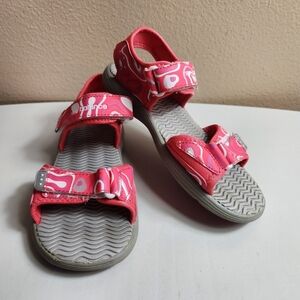 New Balance |Girls 6/Womens 8| PinkAbstract Print Open Toe Water Sandals